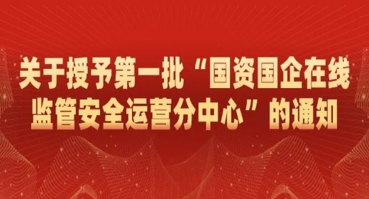 国务院国资委平台建设小组办公室授予谈球吧体育“联合安全运营海南省分中心”称号